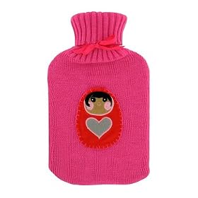 Paperchase Large Hot Water Bottle. Russian Doll Design