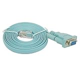 9-Pin Serial Port to RJ45 Cat5 Ethernet LAN Adapter Cable