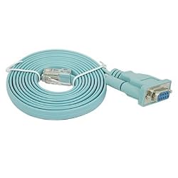 9-Pin Serial Port to RJ45 Cat5 Ethernet LAN Adapter Cable