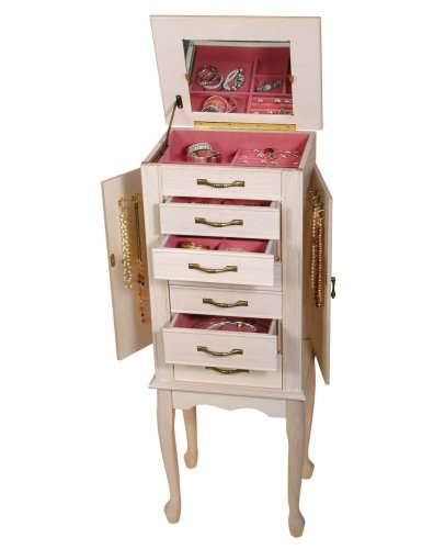 Jewelry Armoire - Whitewash