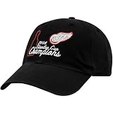 Twins Enterprise Detroit Red Wings 2008 Stanley Cup Champions Black Adjustable Hat