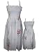 Mother Daughter Matching White Floral Summer Dress