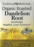 Traditional Medicinals Roasted Dandelion Root, Tea, Organic - 1 box (Pack of 2)