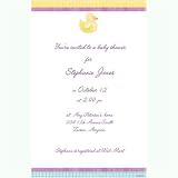 : Rubber Ducky Printable Invitation/Announcement Kit (12 count)