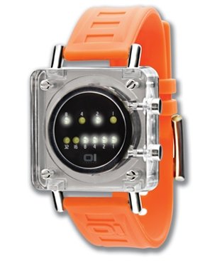 01TheOne Unisex Razor Block Orange Fashion Watch #RB902W30R