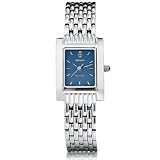 Brown University Women's Swiss Watch - Blue Quad with Bracelet by M.LaHart