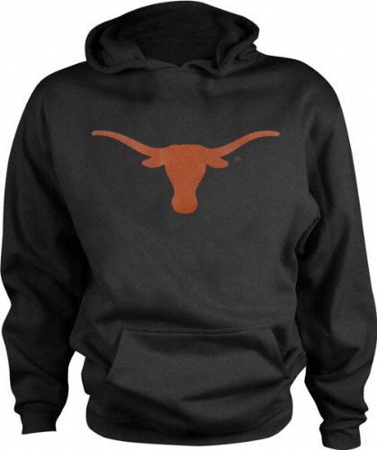 Texas Longhorns Youth Black Big Logo Hooded Sweatshirt