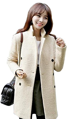 (イェングレン)Yingren 秋冬 ダブルブレスト ウールコート ガールズ ダッフルコート チェスターコート ファー キルティングコート トレンチコート トレンチ ロングコート モヘア ウール ダウンコート カシミア ダウン ダブル アウター 大人 秋冬コーデ 可愛い おしゃれコート 秋 冬 レディース   （   靴下が付き   ）