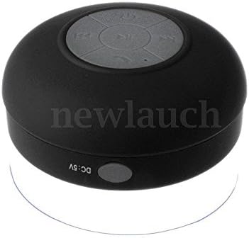 Waterproof Wireless Bluetooth Handsfree Mic In-Car / Shower Mini Suction Speaker