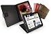 Tuff-Luv Multi-View Faux Veggie Leather Case Cover for Apple iPad - Black