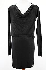 Cowl Neck Polyester/Viscose  Dress