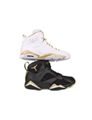 Shoes: Air JordaNike Mens Air Jordan 6 Gold Medal Golden Moments Pack 535357-935, 12.5 M US