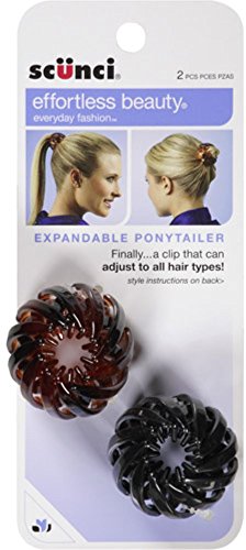Conair Scunci Effortless Beauty Ponytailer, Expandable 2 ea