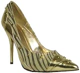 Damen Pumps Michael Antonio Voltage Farbe Gold Größe 37/38