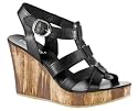 Sandalette von Chillany aus Rindleder in Schwarz