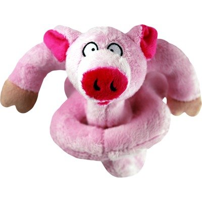 Image of Teeny Tiny Piglet Sound Chip Loopies Dog Toy [Set of 4]