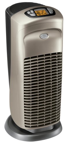 Hunter 30750 PermaLife Mini-Tower Air Purifier with 3-Speed Fan