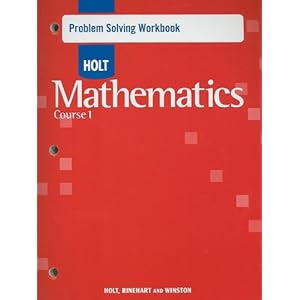 Holt California Mathematics Course 1 Online Book