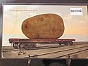 S01632 Single Huge Potatoe On Rail Car