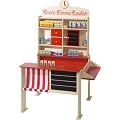 Kaufmannsladen- Kaufladen  "Tante Emma" Holz exclusiv mit 40 teiligem Zubeh�rset