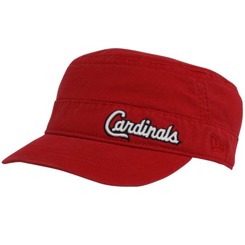 New Era St. Louis Cardinals Ladies Red Adjustable Military Hat