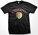 Lithuania Crest T-shirt, Lithuania Flag T-shirt, Large, Black