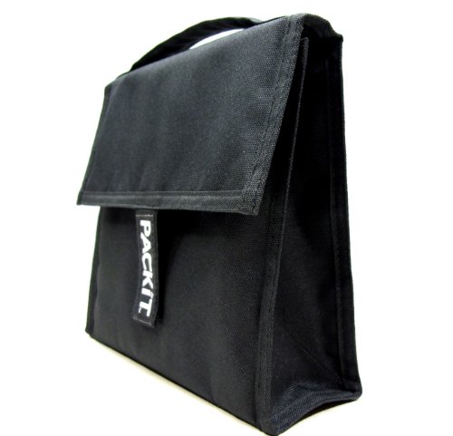 PackIt Freezable Mini Lunch Cooler, Black