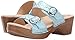 Dansko Women's Sophie Turquoise Snake Wedge Sandal