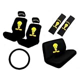 11 Piece Auto Interior Gift Set - Tweety Bird Stars Attitude - A Set of 2 Seat... by Unknown