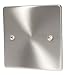 Kitchen & Housewares : SATIN CHROME 1 GANG BLANK PLATE C401BCW