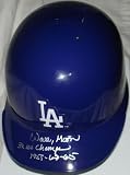 Wally Moon Los Angeles Dodgers Hand Signed Mini Helmet - Autographed MLB Mini Helmets
