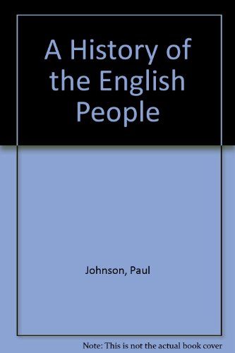 a history of the english people
