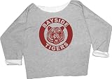 Saved by the Bell Kelly Kapowski Bayside Off the Shoulder Gray Juniors/Ladies Sweatshirt