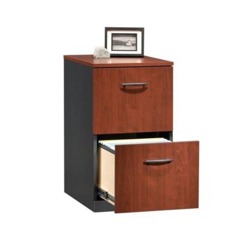 Vertical File Cabinet - Black Finish