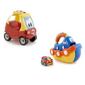 Little Tikes Handle Haulers Combo Pack - Includes Cozy Coupe, Anchor and Speedy