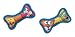Fat Cat Mini-Dog Squeaker Bones Battle Tested 2 Pack