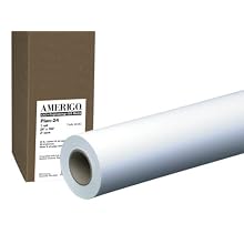 PM Company Perfection Amerigo/Plan 24 Wide Format Ink Jet Rolls, 24 Inches x 150 Feet, 2 Inches Core, White, 1 per Carton (45161)