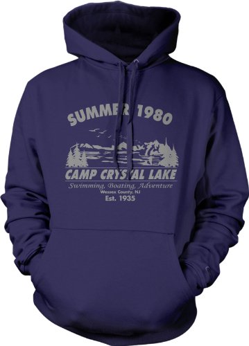 Camp Crystal Lake Summer 1980 Hoodie Vintage Movie Sweatshirt XXL
