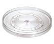 interDesign 54730 Linus Series 14-inch Clear Resipreme Turntable
