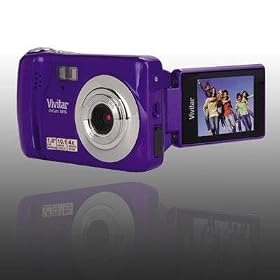 New-Vivitar 10.1MP 1.8 Flip-Grape - VX018GRAPE