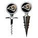 St Louis Rams Cork Screw and Wine Bottle Topper Set