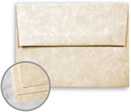 Astroparche Aged Envelopes - A2 (4 3/8 x 5 3/4) 60 lb Text Vellum 30% Recycled 250 per Box