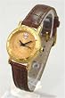 MARCEL DRUCKER Women's Gold-tone Coin Watch with Leather Strap. Model: MD-20-901