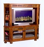 Sedona Corner TV Console With Hutch