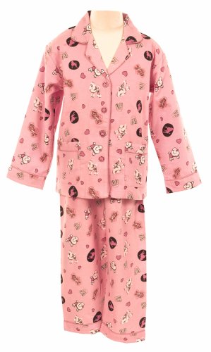 Buy Papabear FRENCH POODLES Girls Cotton Flannel Pajamas