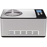 Whynter ICM-200LS Stainless Steel Ice Cream Maker, 2.1-Quart, Silver