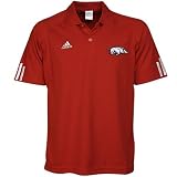 adidas Arkansas Razorbacks Cardinal Team Logo Emblem Polo