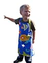 Twinklebelle Kids Aprons in Sea Creature Print, for 3 to 10 Years Old