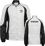 IMAGE OF Pittsburgh Penguins Women's Full Zip Color Blocked Black Jacket
