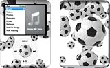 Soccer Balls Design Protective Decal Skin Sticker for Apple iPod nano 3G (3rd Generation) 4GB/ 8GB Player